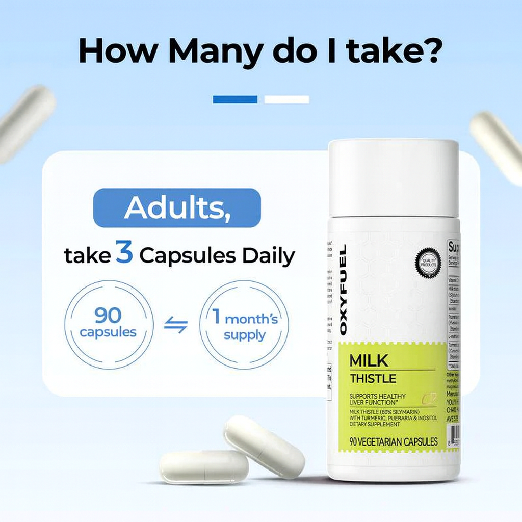 Oxyfuel™ Milk Thistle Liver Detox & Colon Cleanse